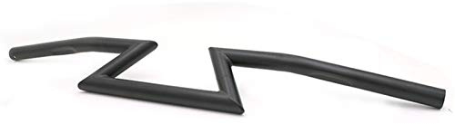 DLZFUDTY Motorrad Lenker,Lenker Geeignet für Harley Sportster Cruiser XL 883 1200 Motorrad Prinz Chopper 7/8 22mm 1 25mm Griff Dragleiste Z Modell Front Lenker(25 mm Black)