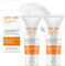 Protector Solar 100 SPF, Protector Solar 100, Crema Solar Facial con Protección Solar, Fuerte Protección UV, Fortalece la Protección Solar para Rostro y Cuerpo, Refrescante y No Graso, 50g*2