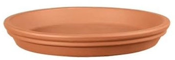 FZL02068LM Soucoupe Petite Soucoupe en Terre Cuite for Pot de Fleurs, Plateau Argile, idéal for l'intérieur ou l'extérieur, 5,1 Pouces Coupelle Pot de Fleur