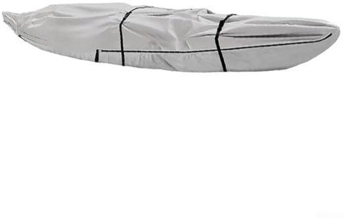 Besttoolifes Protection imperméable et intérieure 420D résistante à la poussière et aux UV pour canoë bateau avec couverture complète pour soleil, pluie, neige, Oxford et feuilles (3 m)
