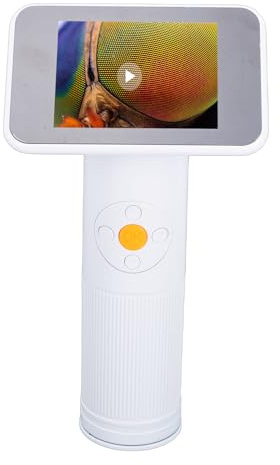Tosuny Digital Microscope, 4K HD 2.8in Screen 1600X Magnification Portable Pocket with 8 LED Lights, for Microscopic Observation Scientific Research Circuit Boards