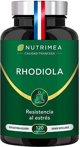 Rhodiola Rosea 400 mg – Contra Estrés y Fatiga – Mejora Concentración y Memoria – Salidroside 3% – Fabricado en Francia – 120 Cápsulas Veganas