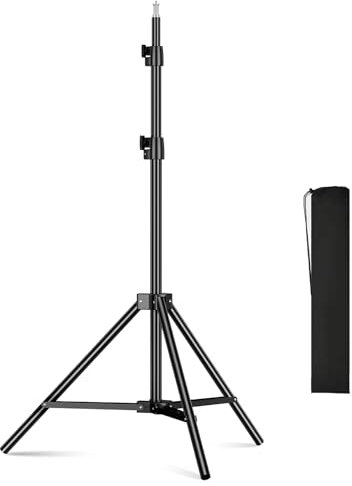 soonpho treppiede 2m, supporto per luce con adattatore, stativo luci supporto per softbox stativo fotografico supporto luci