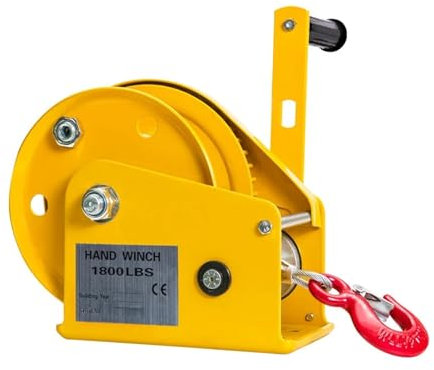 Treuils manuels, Petit guindeau à main bidirectionnel autobloquant, avec frein automatique, treuil manuel, tracteur, 1200, 1800, 2600lb palan manuel(1200LB)
