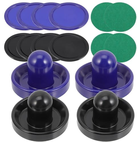 ibasenice Airhockey-Schieber Aus Kunststoff Für Tischhockey Mit Pucks Zubehör Für Mini-airhockeytische Für Familienunterhaltung