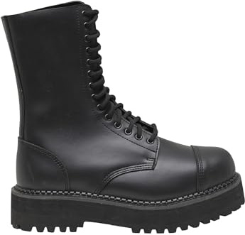 Brandit Platå Phantom 14 Eyelet Boots, svart, storlek UK 12/EU46