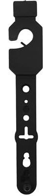 SSWBasics Black Plastic Belt Hangers - Pack of 100