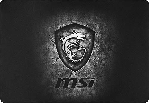 MSI AGILITY GD20 - Gaming Mauspad, Gaming Oberfläche mit Seidentextur, weiche Kanten, rutschfeste Unterlage - 320 x 220 x 5 mm