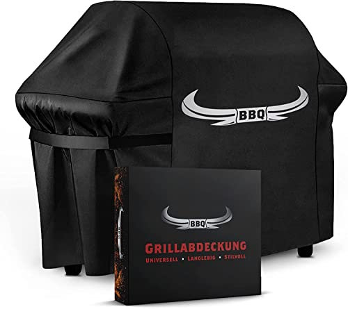 BBQ - Universelle Grillabdeckung [122cm x 61cm x 147cm] - Innovative - wetterfest und wasserdicht [100%] - Abdeckhaube Gasgrill - Abdeckplane Grill