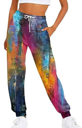 RMBLYfeiye Fahrradhose Cargohose Damen Baggy Skihose 3/4 Jogginghose Kurze Sporthose Sweathose Kurz Trainingshose Cordhose