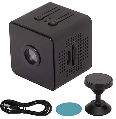 Armaturenbrettkamera, Kamera, Kabellos, WiFi, HD 1080P, Nachtsicht, Bewegungserkennung, Magnetisch, Tragbar, Kleine Kamera für Zuhause, Outdoor, Büro