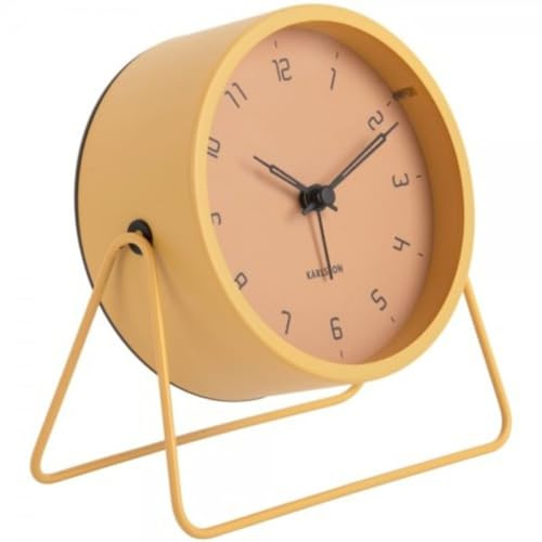 Karlsson [DL] Alarm Clock Stark Iron matt Honey Yellow -[SP]