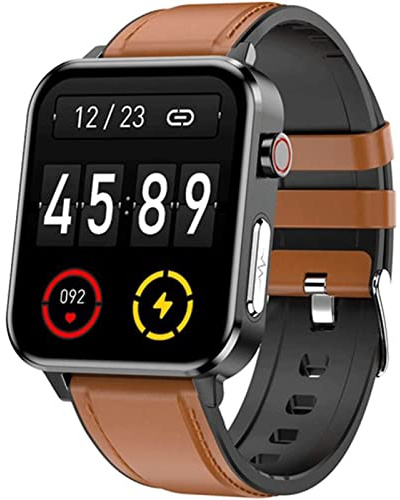 HSHTTKL Birthday Present 1.7'' HD Screen Smart Watch, ECG Heart Rate Blood Pressure Sleep Monitor Smart Bracelet, Sports Smart Bracelet for Men Women Clothing Accessories