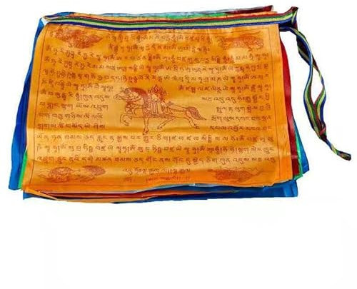 Banderas de oración artificiales para salas de meditación 20 x 27 x 25 cm, 27 x 25 cm, 20 unidades