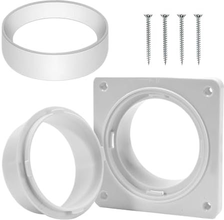 Connecteur de ventilation de sèche-linge, kit de couplage de ventilation de sèche-linge, adaptateur d'extension de tuyau, évent de séchage rapide, connecteur d'évacuation mural, connecteur d'extension