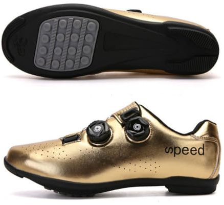 Treer Rennradschuhe Herren Damen 37-46 EU Gummisohle (Keine Cleats) Rennrad Schuhe Fahrradschuhe Schuh Mountain Bikes Schuhe Kompatibel Outdoor Radschuhe Fahrrad