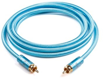 SKW Cavo Coassiale Digitale RCA 2m, per Subwoofer, Amplificatore, Impianti Stereo e Home Cinema​
