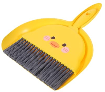 Sosoport Mini Balayette et Pelle à Poussière Compacte Pratique pour Nettoyage de Bureau Lit et Clavier Facile à Ranger pour Éliminer Poussière et Débris