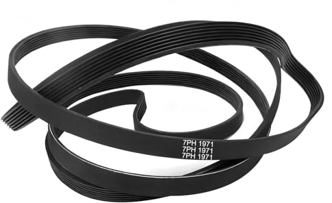 Keilriemen für Wäschetrockner, 1971 H7, 140056254018/1366033007, Trockner-Antriebsriemen (1971 mm) H7 Poly-V