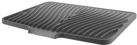 DOITOOL Alfombrilla de Silicona para Escurrir Platos con Diseño Inclinado Antideslizante Resistente al Calor para Cocina y Fregadero Compacto y Fácil de Guardar para Vajilla y Biberones