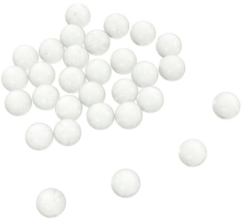 Toyvian Billes de Verre Transparentes 16 MM – Lot de 180 Perles Solides pour Décoration de Vases Aquariums et Loisirs Créatifs Boules Décoratives sans Risque pour Poissons Remplissage