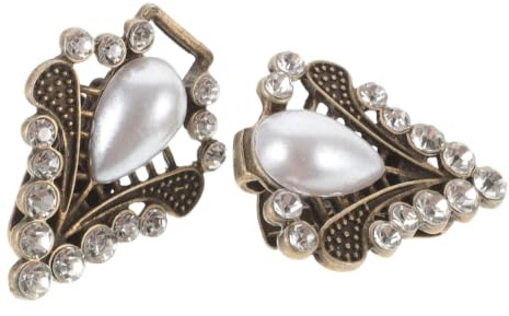 Ciieeo Broche para Vestido Dorado Diseño sin Perforación, Pinza para Suéter Elegante y Resistente Adecuado para Eventos Formales y Cócteles