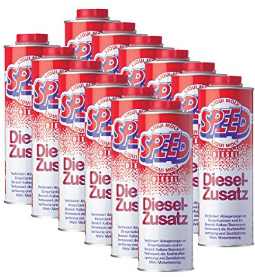 12x LIQUI MOLY 5160 Speed Diesel Zusatz Zugabe Kraftstoff Additiv 1L