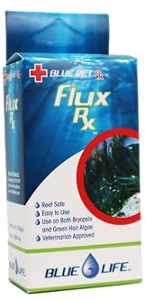 Blue Life Flux Rx - 2000mg Treats up to 100Gal Reef Safe, Use on Both Bryopsis and Green Hair Algae