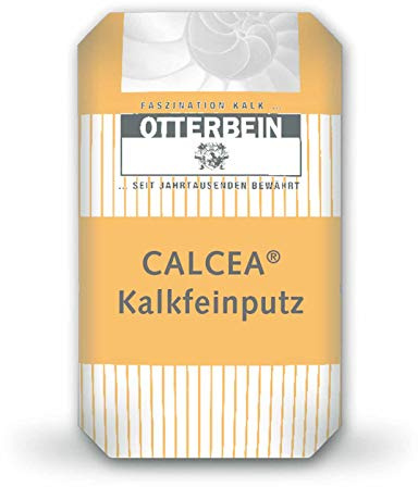 OTTERBEIN CALCEA® Kalkfeinputz 25 kg werksgemischter natürlicher Kalk nach EN 459-1 - besonders für den ökologischen Hausbau oder Denkmalpflege, Inhalt:25 kg