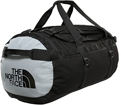 The North Face - Gilman Duffel Bag - Bolsa de Deporte y Gimnasio con Correas para el Hombro - Bolsa de Viaje Plegable - TNF Black/Mid Grey, M