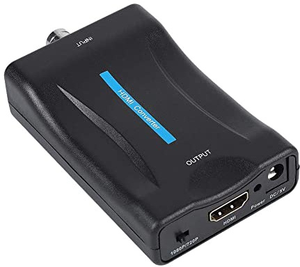 fasient Portable BNC to HDMI Video Converter, HD 1080P/720P Video Adapter Surveillance Monitor for Camera/CCTV/DVR/Game Machine