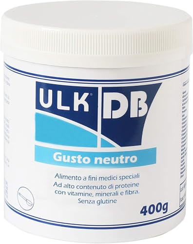 ULK Plus DB | Preparato in Polvere per Bevanda ad Alto Contenuto di Proteine, Addizionato con Vitamine e Minerali | Integratore Proteico (Gusto Neutro)