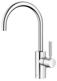 Dornbracht META Waschtisch-Einhandbatterie mit Ablaufgarnitur, Ausladung 167 mm, Auslauf schwenkbar 180°, 33560661-00, Farbe: Chrom