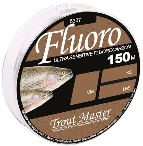 Trout Master Fluoro Mainline - 150m Fluorocarbon Schnur