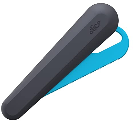 Slice 10564 Smart-Retracting Squeeze-Trigger Utility Knife – Industrial Work Knife, Ideal While Wearing Safety Gloves - Finger-Friendly Ceramic Safety Blade