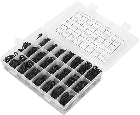 1200 Stück NBR Dichtring-Set, Dicke 1,5 mm, 2,4 mm, 3,1 mm, Nitril-NBR-O-Ring-Dichtungsring
