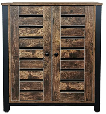 VDD Sideboard Industrial Vintage Robustes Design - Wandschrank Aufbewahrungsschrank Metall Holz