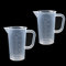 FANNAS 2 Stück 100ML Präzisions Mini Transparent Messbecher mit Waage, Messbecher Dosierhilfe für Waschmittel, Küche Backen, Labor, Kochen für Labor Küche