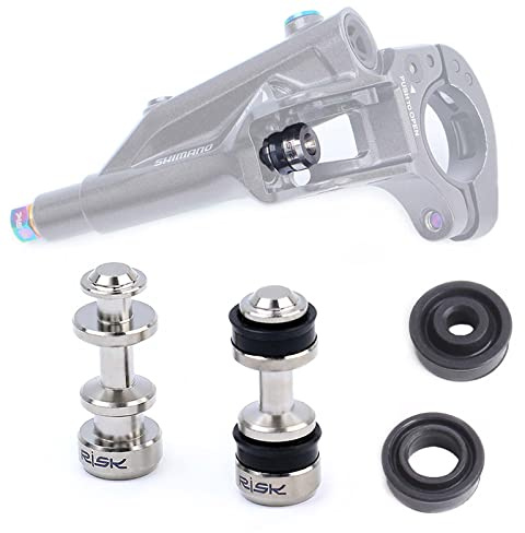 JFOYH Titan Fahrrad Bremshebel Kolben für Shimano XT M785/M8000 SLX M7000 Hydraulische Scheibenbremssystem-Reparaturteile - 2 Kolben mit 4 Dichtringen