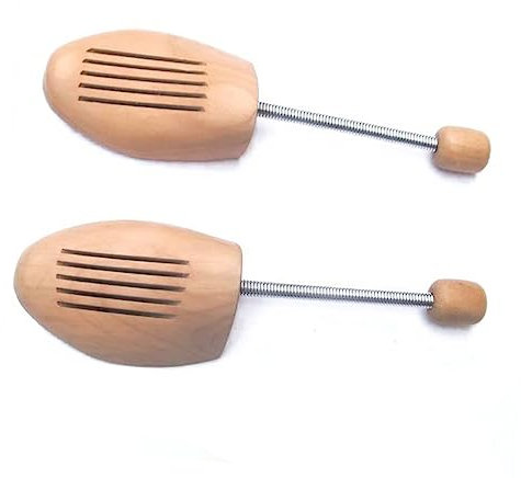 Cabilock 4pairs Men's Women's Shoes Stretcher Wooden Shoe Shaper Adjustable Tree Keeper Widener