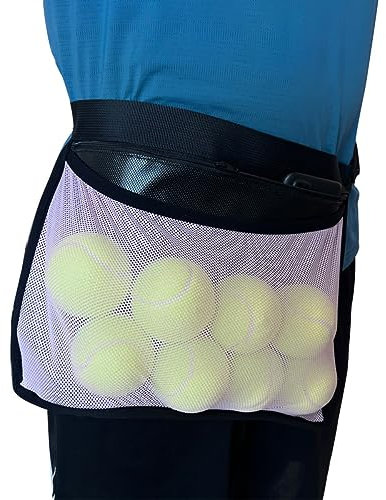 Tennisballhalter,Pickleball-Taillenbehälter Seiltasche,Golftaschen-Organizer,Bälle-Aufbewahrungstaschen,Tasche Für Tennisball,Tasche Netztasche Für Bälle,Tennis-Gürteltasche,Tennis-Aufbewahrungstasche