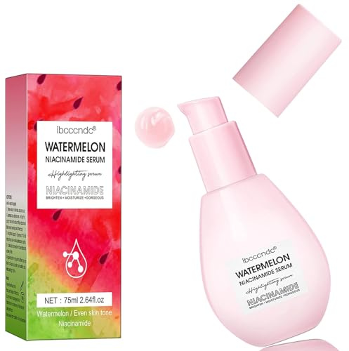 ieron Serums Watermelon Glow Niacinamide Moisturising Lightweight Facial Serum & Priming Liquid Highlighter
