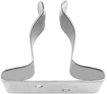 Ronyme Bootshaken-Halter-Clips, Marine-Feder-Clip, langlebig, Marine-Bootsbefestigung, Federklemme, Boots-Ruderhalter für Gaff-Ruder-Yacht
