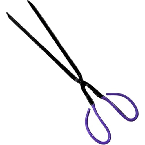 XUCZHAI Pinzas de Fuego de Mango Largo de 40CM for Uso doméstico, Clip de Bola de carbón for Fuego, Herramienta de eliminación de Cenizas de Estufa, Clip de Basura
