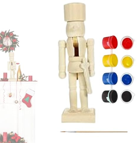 Rrlihjgu Figure natalizie in miniatura, sculture per decorazioni domestiche - Decorazione da scrivania estetica Schiaccianoci multiuso per decorazione domestica | Decorazione per stanza estetica unica