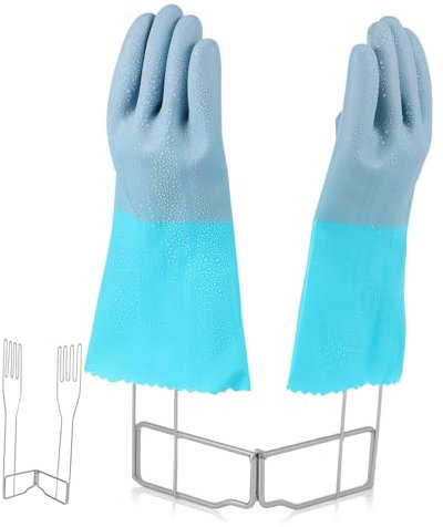 KICHOUSE Glove Drying Rack and Kitchen Sink Glove Holder with Reusable Stand for Mitten and in Kitchen