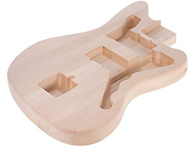 Funien DIY E-Gitarre, unlackierter Korpus, Gitarrenfass, blanker Gitarrenkorpus aus Lindenholz