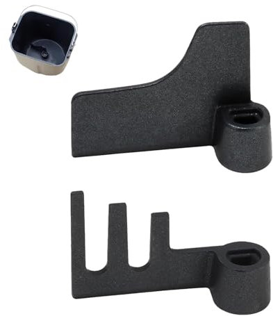 2 Pcs Bread Maker Paddles Compatible with Panasonic Breadmaker, Replacement Mixing Paddles, Kneading Mixing Blade Nonstick Teflon Coated Flat and Rye Paddles for Panasonic SD255 SD256 SD257 SD2501