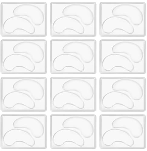 12 Stück Augenmasken Formen Zum Selbermachen, Professionelle DIY Gesichtsmasken selber machen, Transparente Augenmasken Schablonen, augenmasken formen für alle vera sonew, Wiederverwendbare