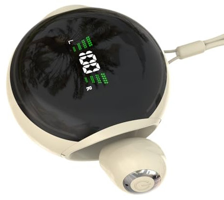 Generico Auricolari Wireless - Auricolari Sportivi | Cuffie con Suono HD, Riduzione Rumore e Cavo Regolabile per Casa, Sport e Famiglia